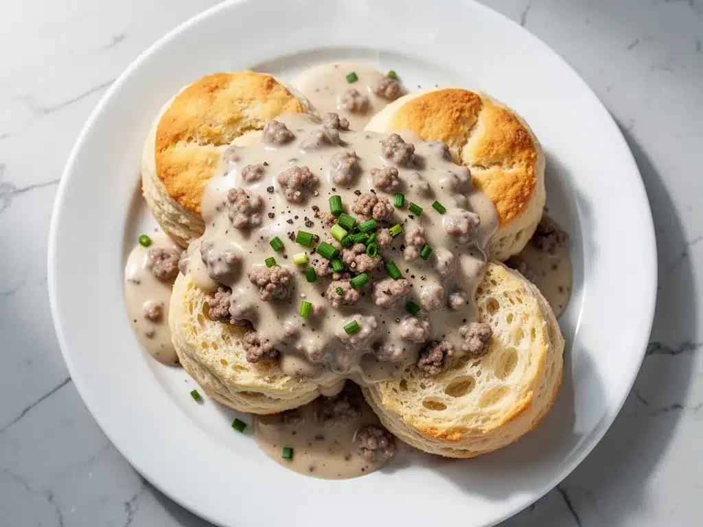 Savory Sausage Gravy: Easy 30-Minute Biscuit Recipe 4 savory sausage gravy preparation steps