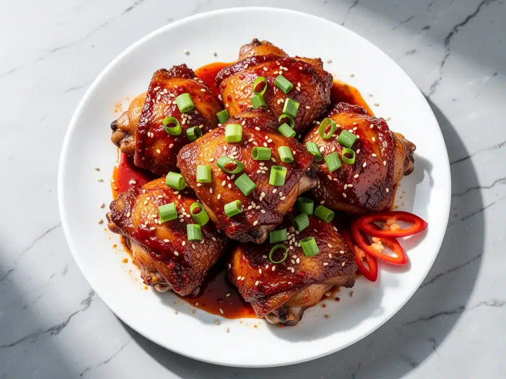 Sticky Korean Gochujang Glazed Chicken Thighs 4 Sticky Korean Gochujang Glazed Chicken Thighs preparation steps
