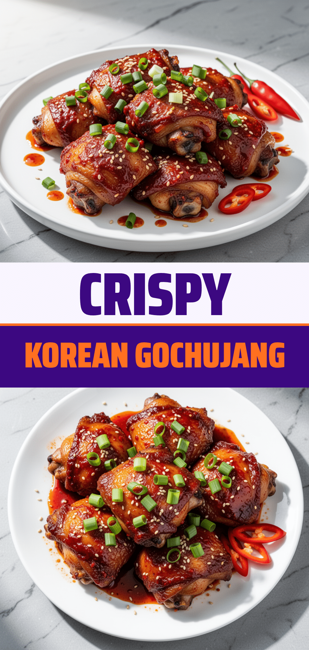 Sticky Korean Gochujang Glazed Chicken Thighs 5 Sticky Korean Gochujang Glazed Chicken Thighs recipe