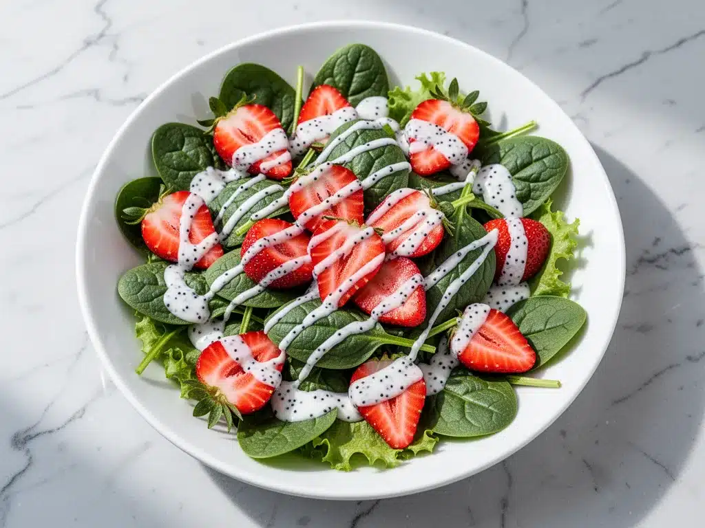 Strawberry Spinach Salad: Easy Weeknight Dinner 4 strawberry spinach salad preparation steps