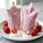 strawberry yogurt smoothie pouches - featured image