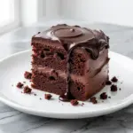 ultra-moist double chocolate cake - featured image