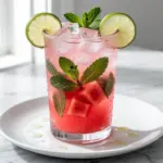 watermelon mint agua fresca - featured image