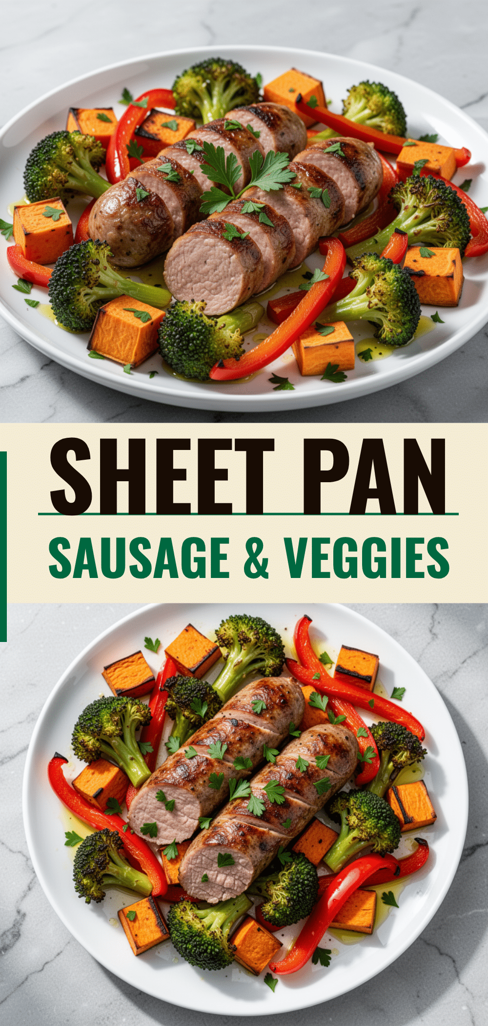 Whole30 Sheet Pan Sausage & Veggies: 15-Minute Dinner 5 Whole30 Sheet Pan Sausage recipe