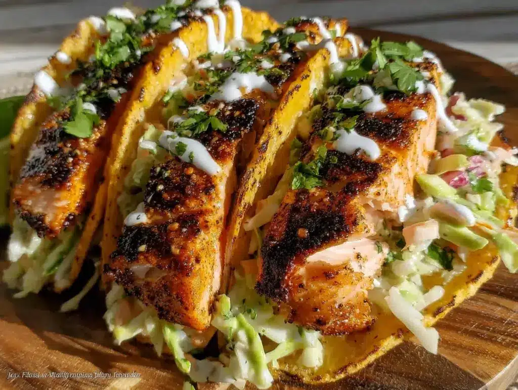 Blackened Salmon Tacos - featured image