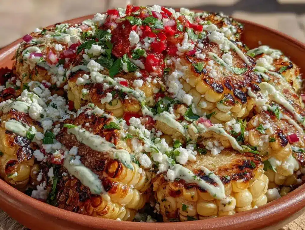 budget-friendly grilled corn salad - featured image
