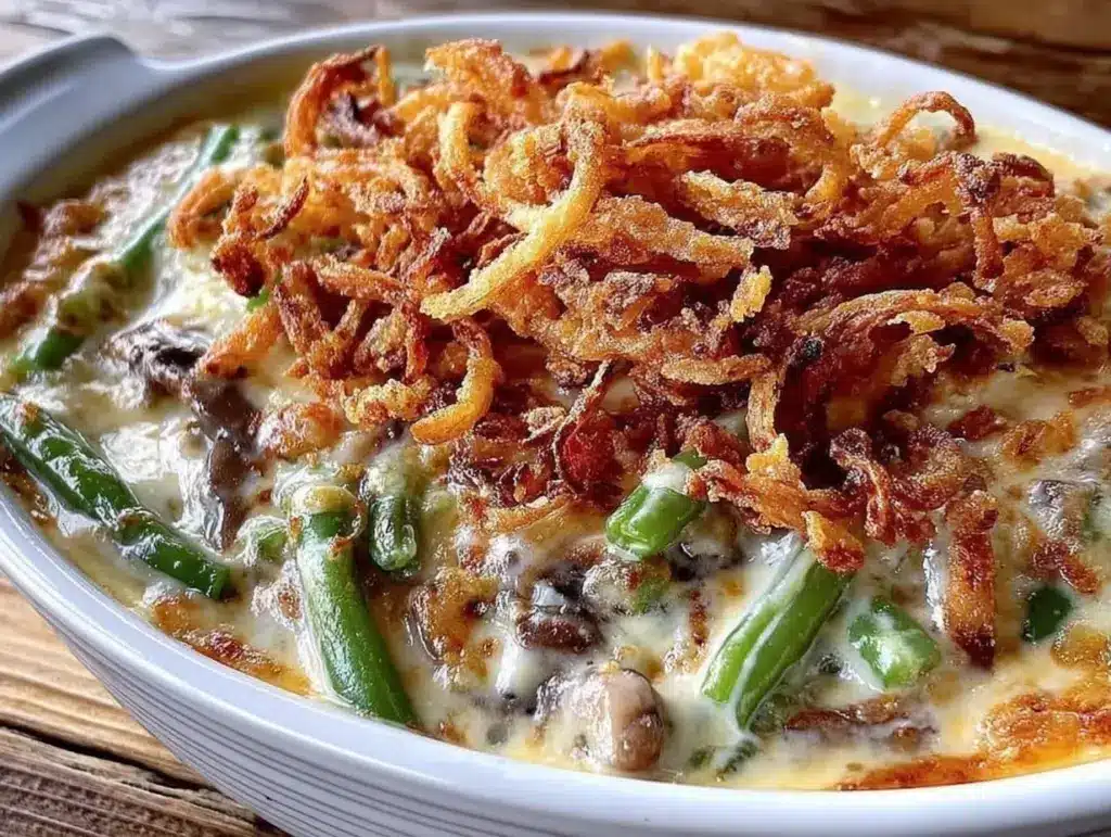 classic green bean casserole - featured image