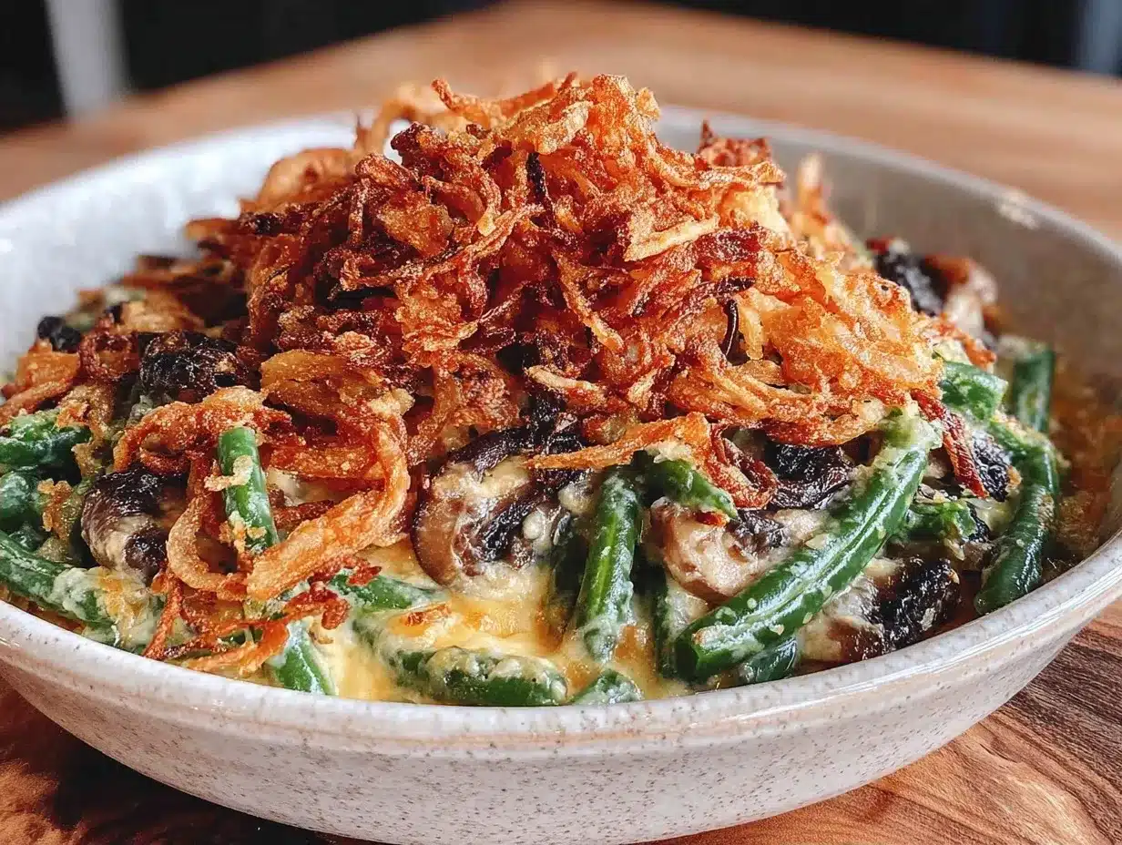 Classic Green Bean Casserole: 6-Ingredient Fuel for Busy Days 4 classic green bean casserole preparation steps