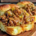 comforting sloppy joes on toasted brioche - featured image