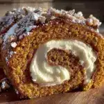 crack-free fall pumpkin roll - featured image