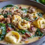 Creamy Tortellini Soup with Sausage - featured image
