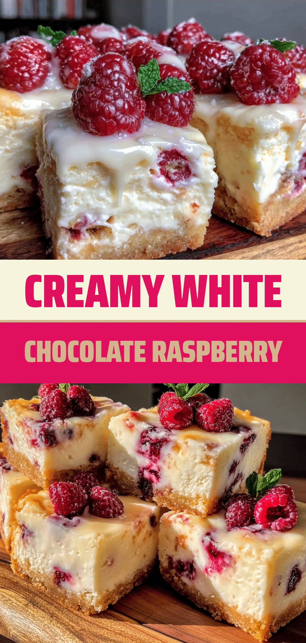 Creamy White Chocolate Raspberry Cheesecake Bars: 20g Protein 5 creamy white chocolate raspberry cheesecake bars recipe
