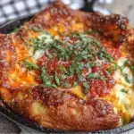 Crispy Cast Iron Margherita Pizza - featured image