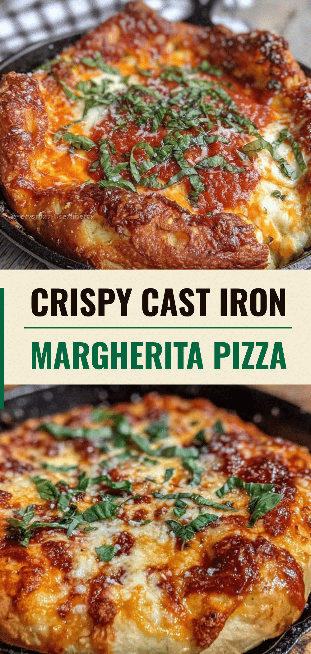 Crispy Cast Iron Margherita Pizza: Make While Fresh 5 Crispy Cast Iron Margherita Pizza recipe