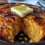 crispy honey butter cornbread - featured image