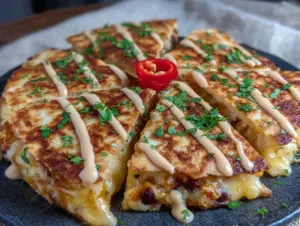 Home 6 Crispy Sweet Potato Black Bean Quesadillas - featured image