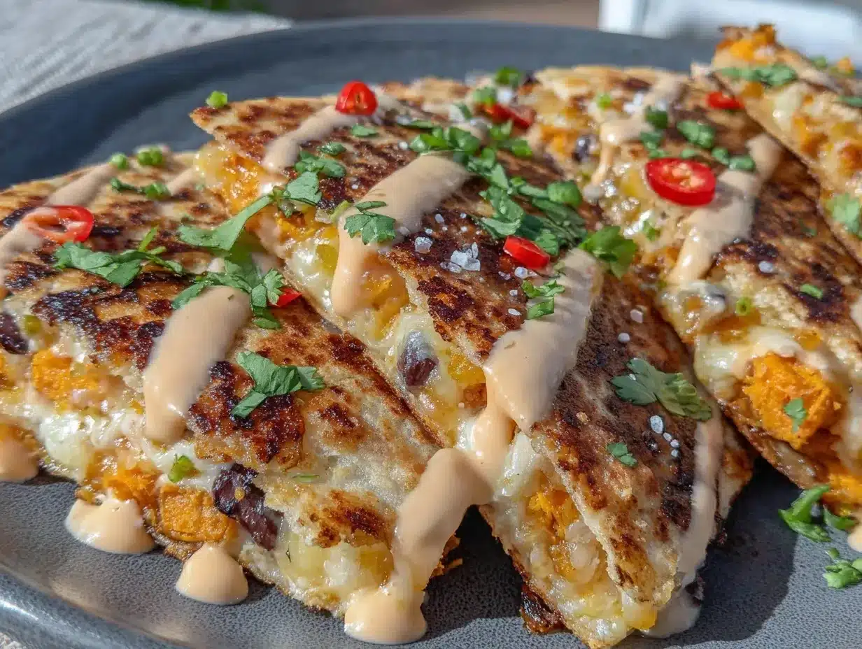 Crispy Sweet Potato Black Bean Quesadillas: Perfect Party Food 4 Crispy Sweet Potato Black Bean Quesadillas preparation steps