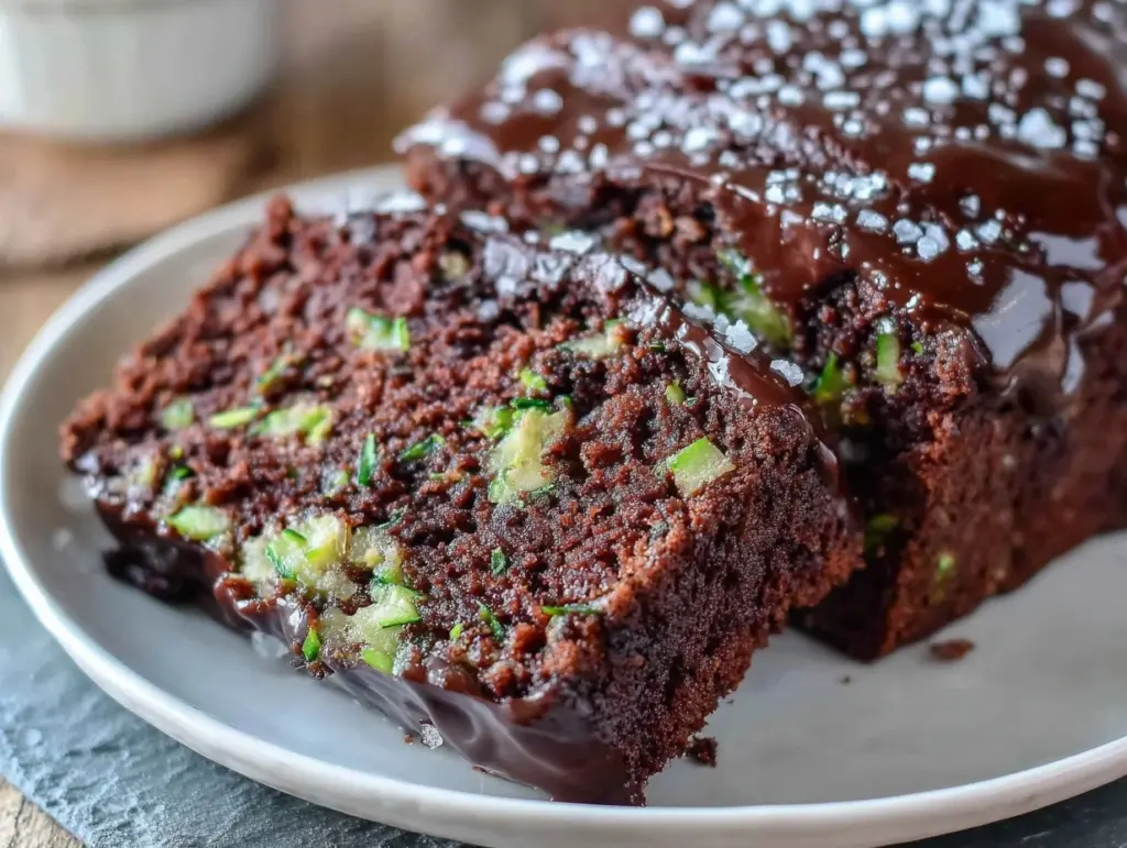 double chocolate zucchini bread small batch - featured image