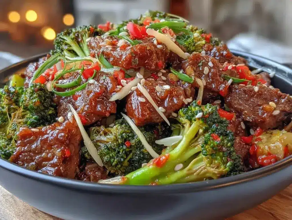 easy beef and broccoli stir fry - featured image