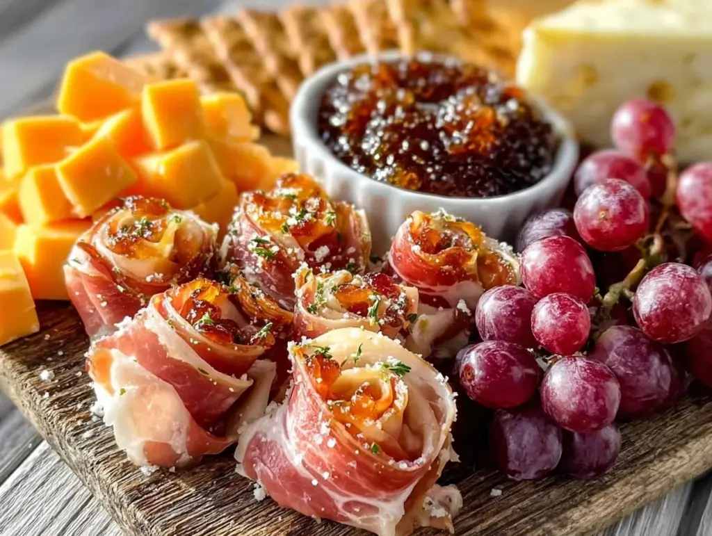 Easy Charcuterie Board with Prosciutto Roses - featured image