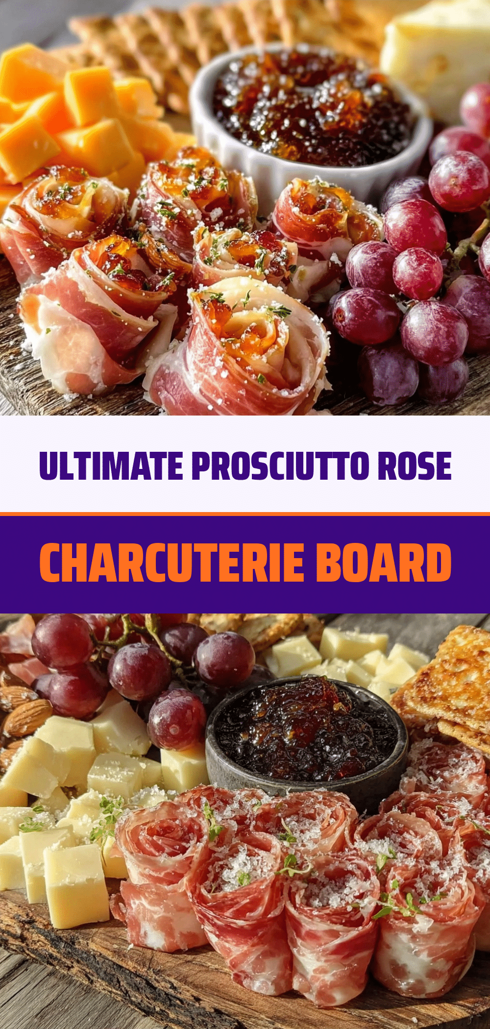 Easy Charcuterie Board with Prosciutto Roses: 5pm Dinner 5 Easy Charcuterie Board with Prosciutto Roses recipe