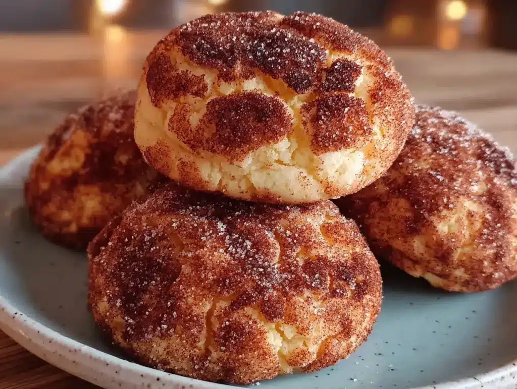 easy chewy snickerdoodle cookies for kids - featured image