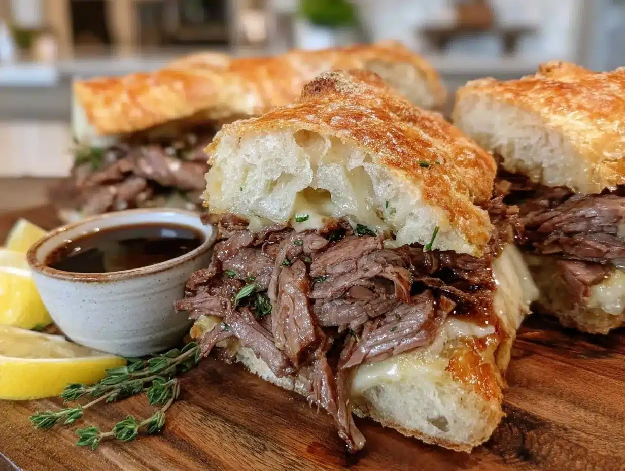 Easy Crockpot French Dip: 3 Easy Kid-Helper Steps 4 Easy Crockpot French Dip preparation steps