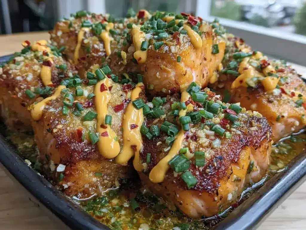 Easy Garlic Butter Salmon Bites - featured image
