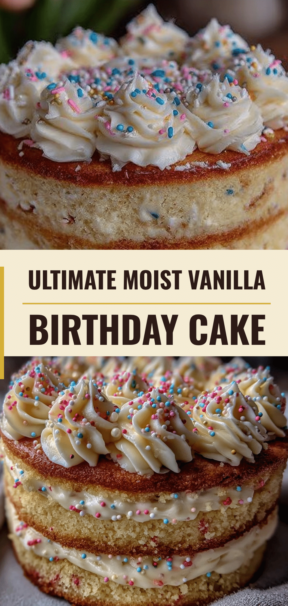 Easy Vanilla Birthday Cake: Cheap & Kid-Friendly 5 easy moist vanilla birthday cake recipe