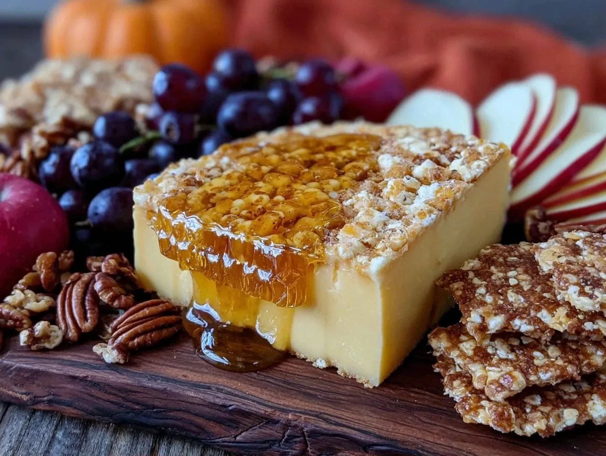 Elegant Fall Charcuterie Board with Honeycomb: 5-Step Guide 4 Elegant Fall Charcuterie Board with Honeycomb preparation steps