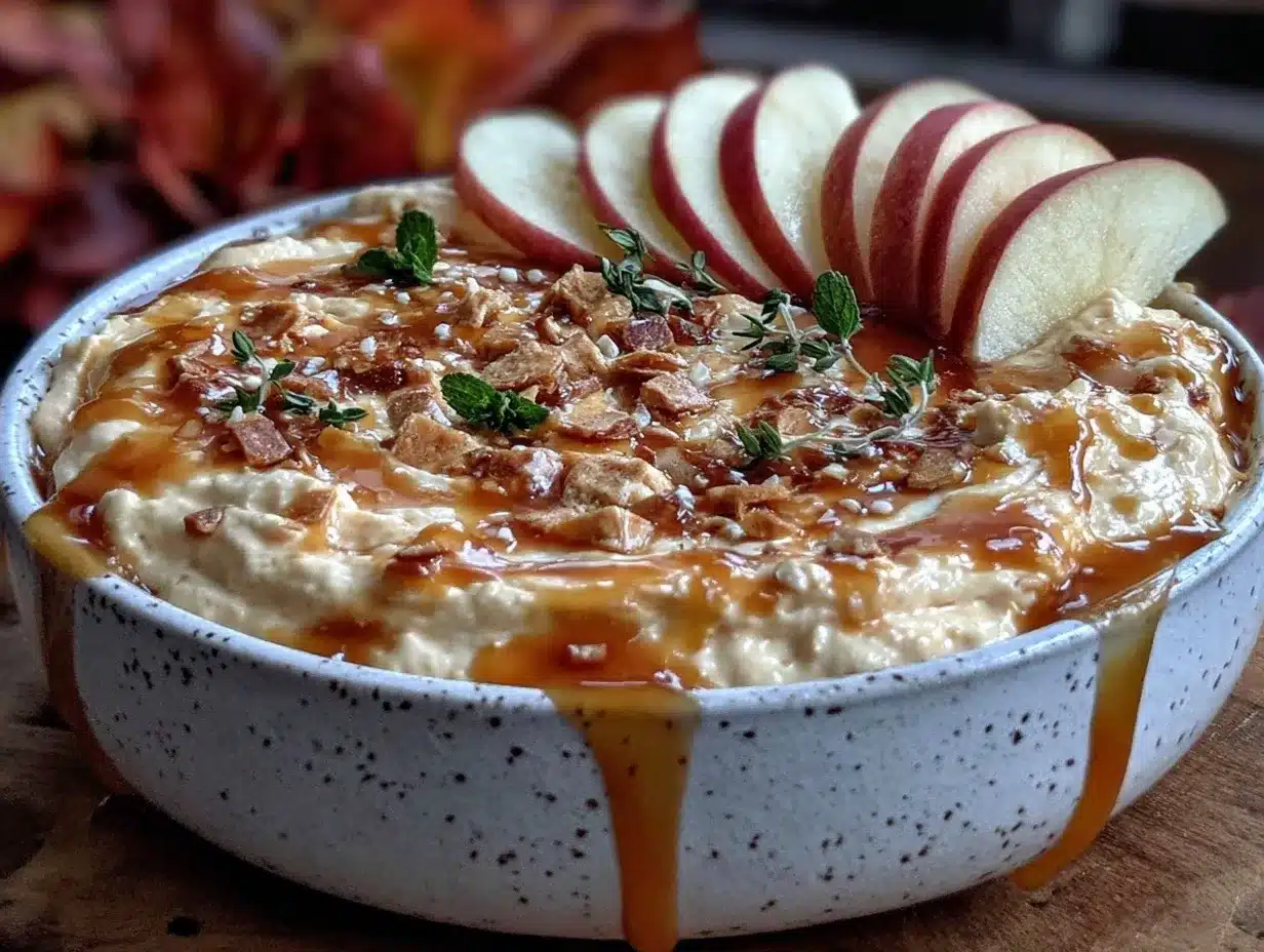 Fall Caramel Apple Cheesecake Dip: Easy Gluten-Free Recipe 4 Fall Caramel Apple Cheesecake Dip preparation steps