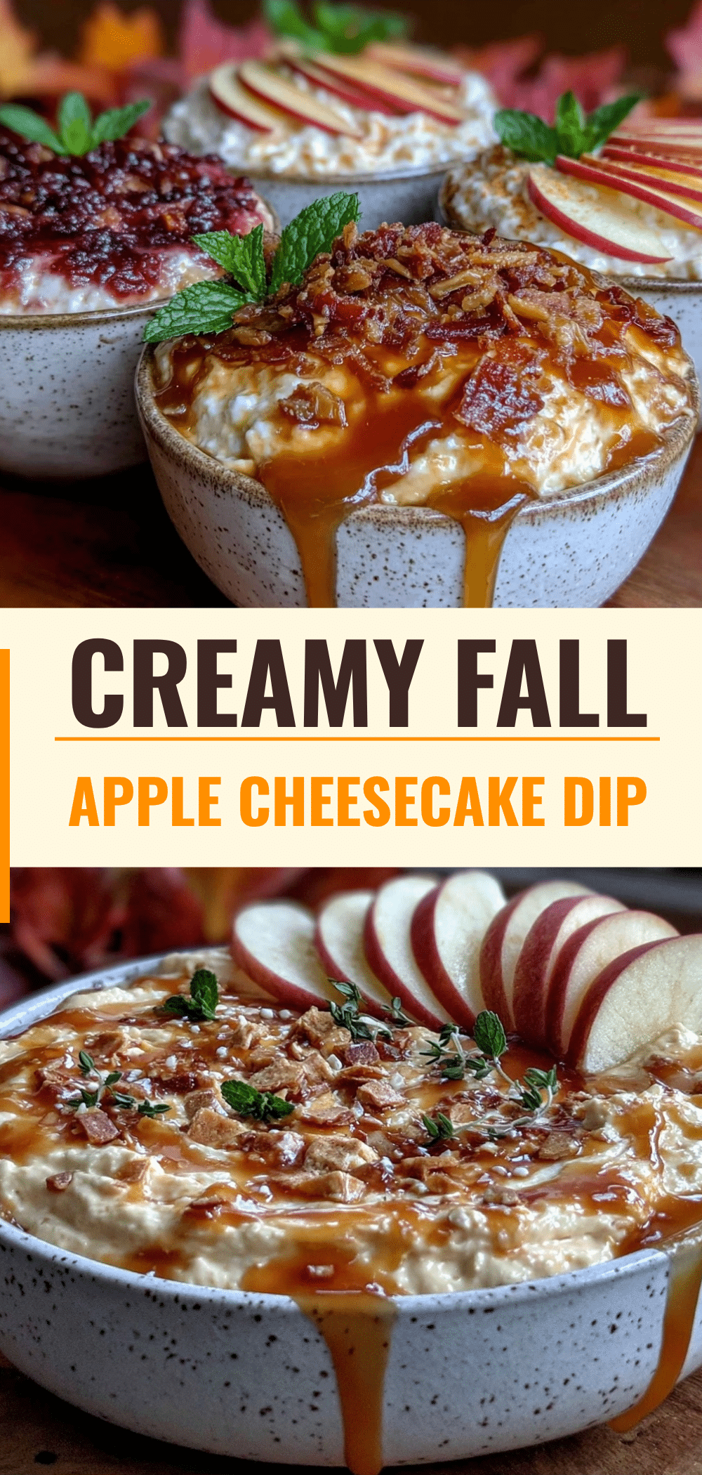Fall Caramel Apple Cheesecake Dip: Easy Gluten-Free Recipe 5 Fall Caramel Apple Cheesecake Dip recipe