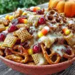 fall chex mix - featured image