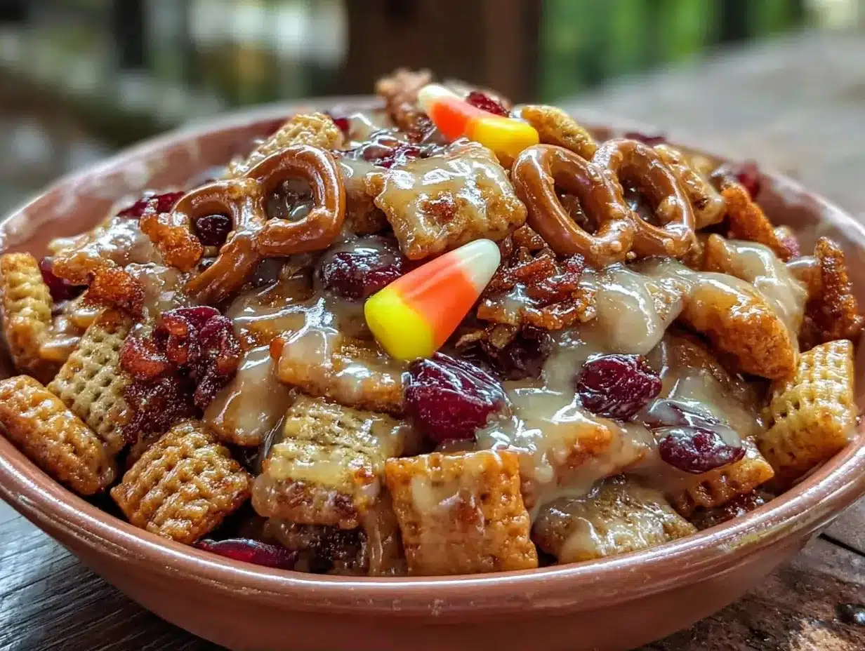 Fall Chex Mix: 1 Trick for Perfect Caramel 4 fall chex mix preparation steps