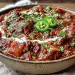 fall pumpkin chili - featured image