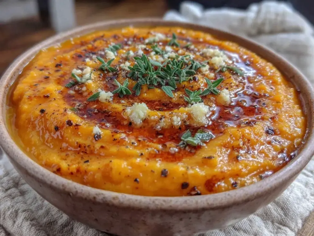 Fall Roasted Butternut Squash Soup - featured image