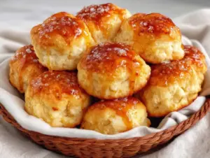 Home 2 Fluffy Dinner Rolls with Honey Butter Glaze - featured image