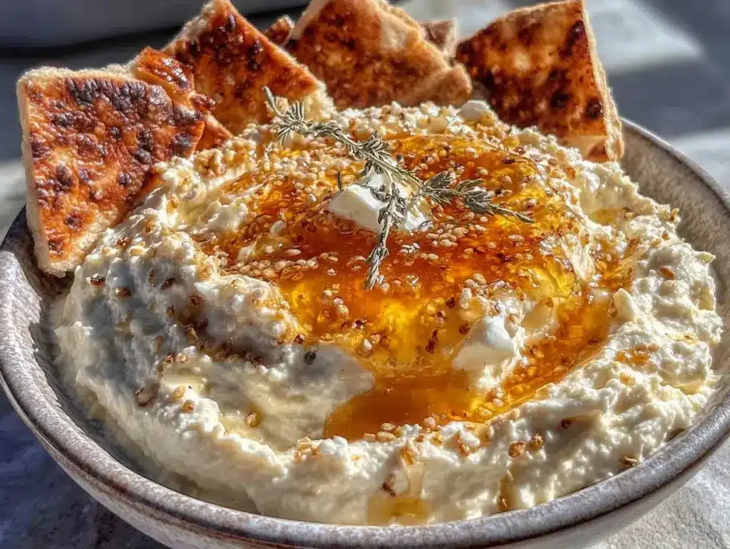 football party whipped feta dip - featured image