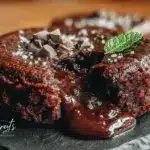 fudgy chocolate lava cakes - featured image