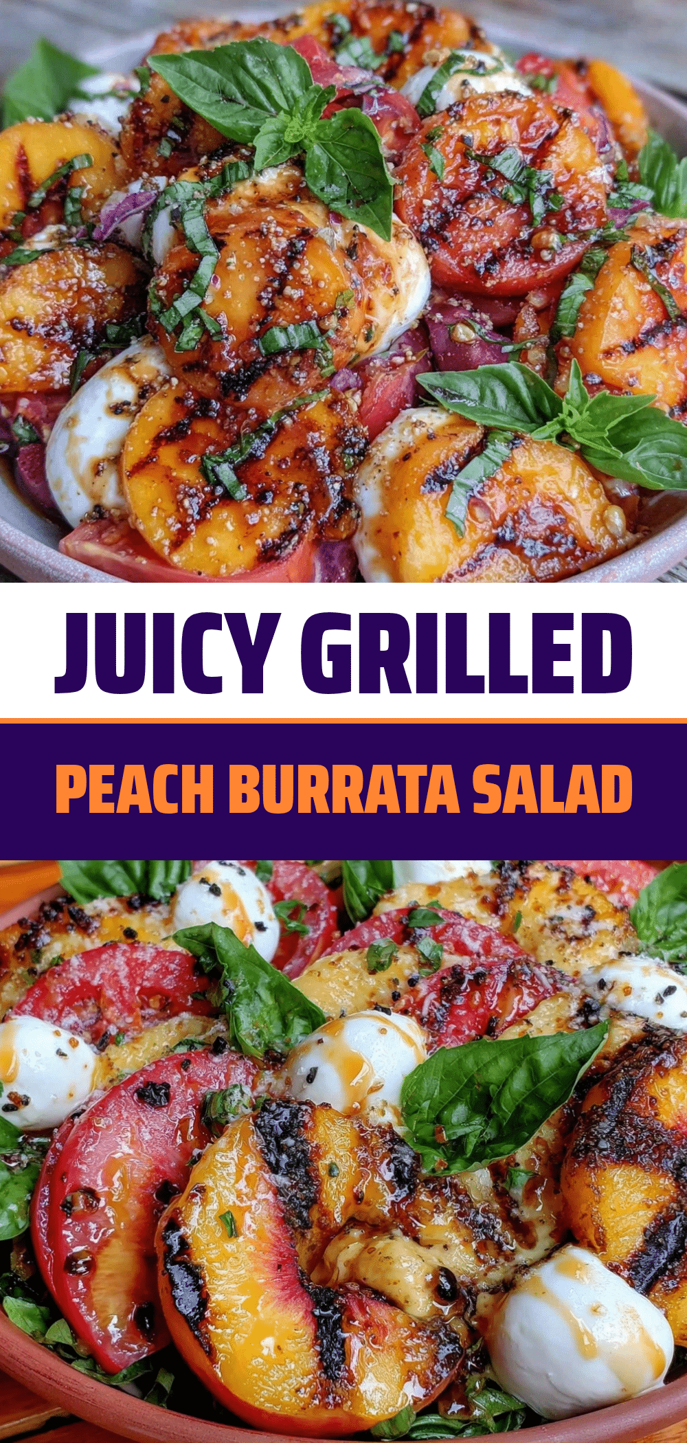 Labor Day Grilled Peach Burrata Salad: Easy Budget Summer Recipe 5 grilled peach burrata salad recipe