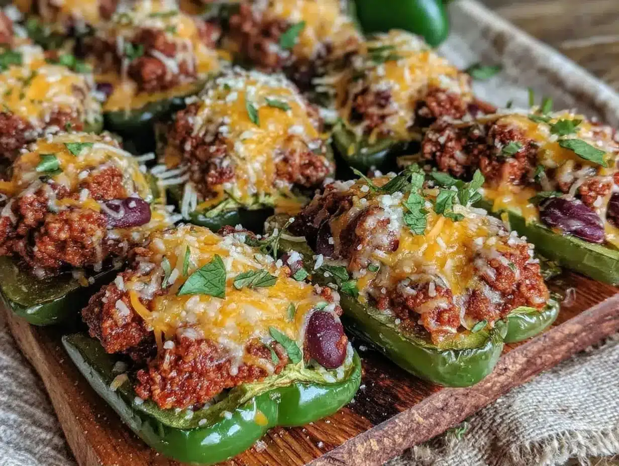 Healthy Game Day Turkey Taco Stuffed Mini Peppers: Perfect 2-Serving 4 Healthy Game Day Turkey Taco Stuffed Mini Peppers preparation steps
