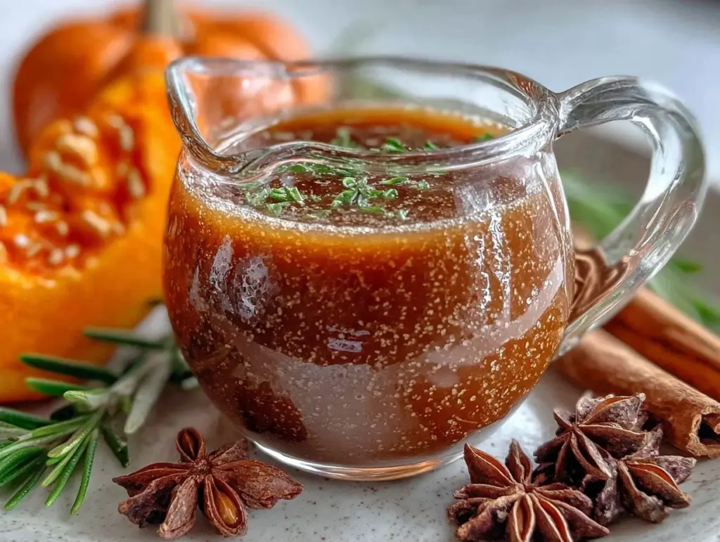 homemade pumpkin spice coffee syrup - featured image