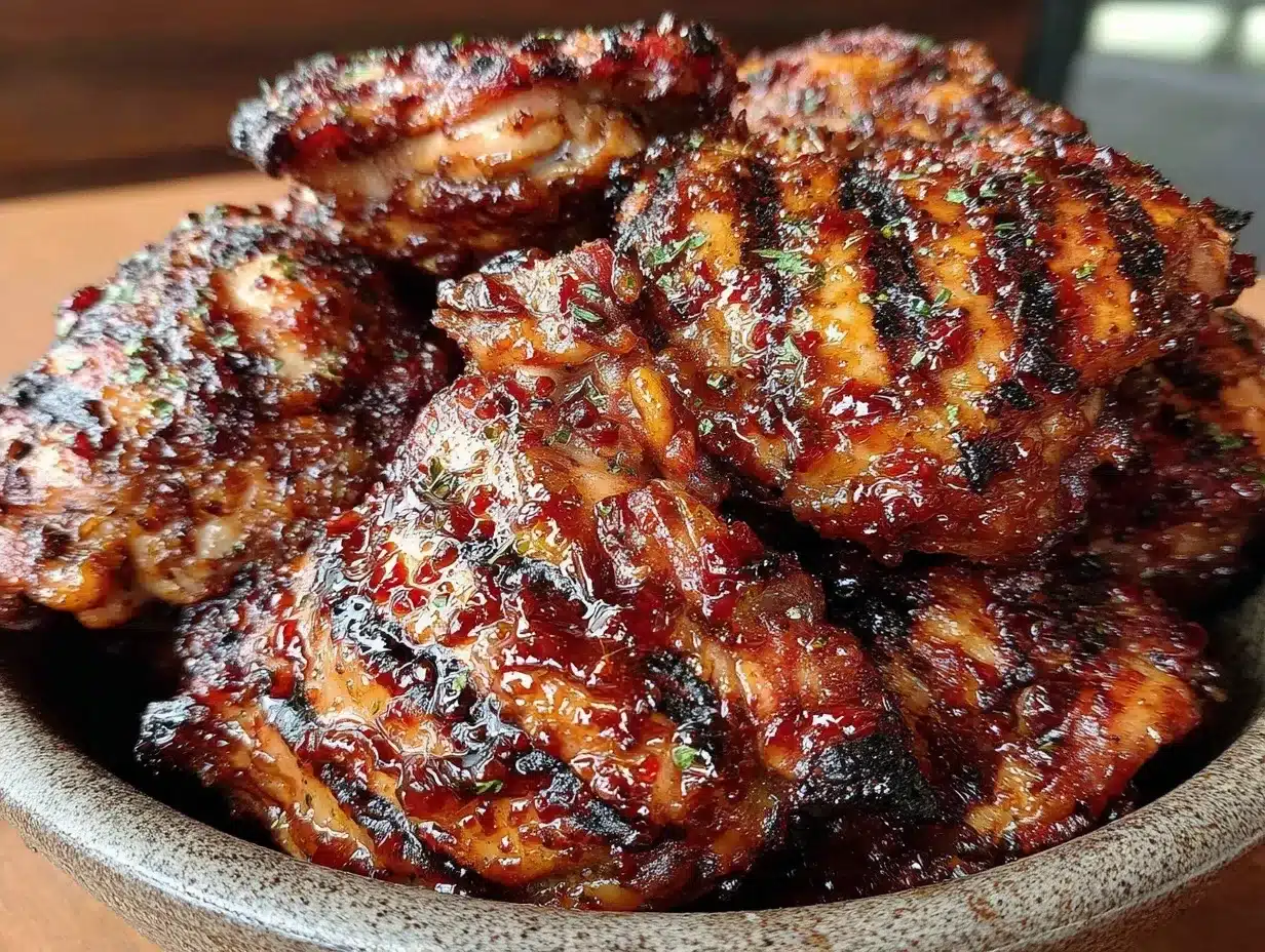 Honey Bourbon Grilled Chicken Thighs: Easy, Budget-Friendly Family Meal 4 honey bourbon grilled chicken thighs preparation steps