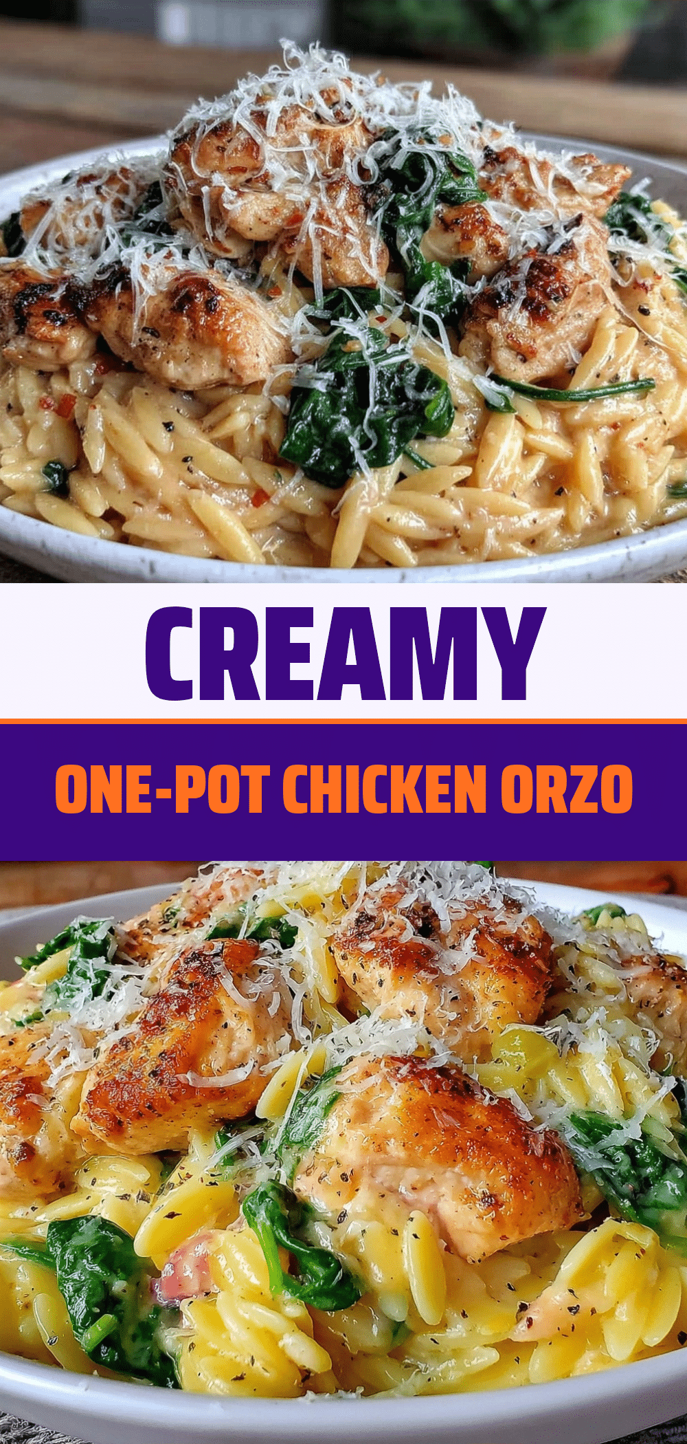 One-Pot Creamy Chicken Orzo: Best Outdoor Meal 5 One-Pot Creamy Chicken Orzo recipe