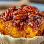 seasonal pumpkin dump cake - featured image