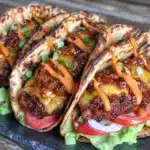 smash burger tacos meal prep - featured image