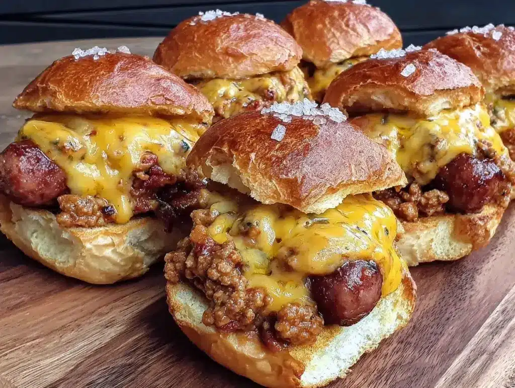 Tailgate Chili Cheese Dog Sliders - featured image