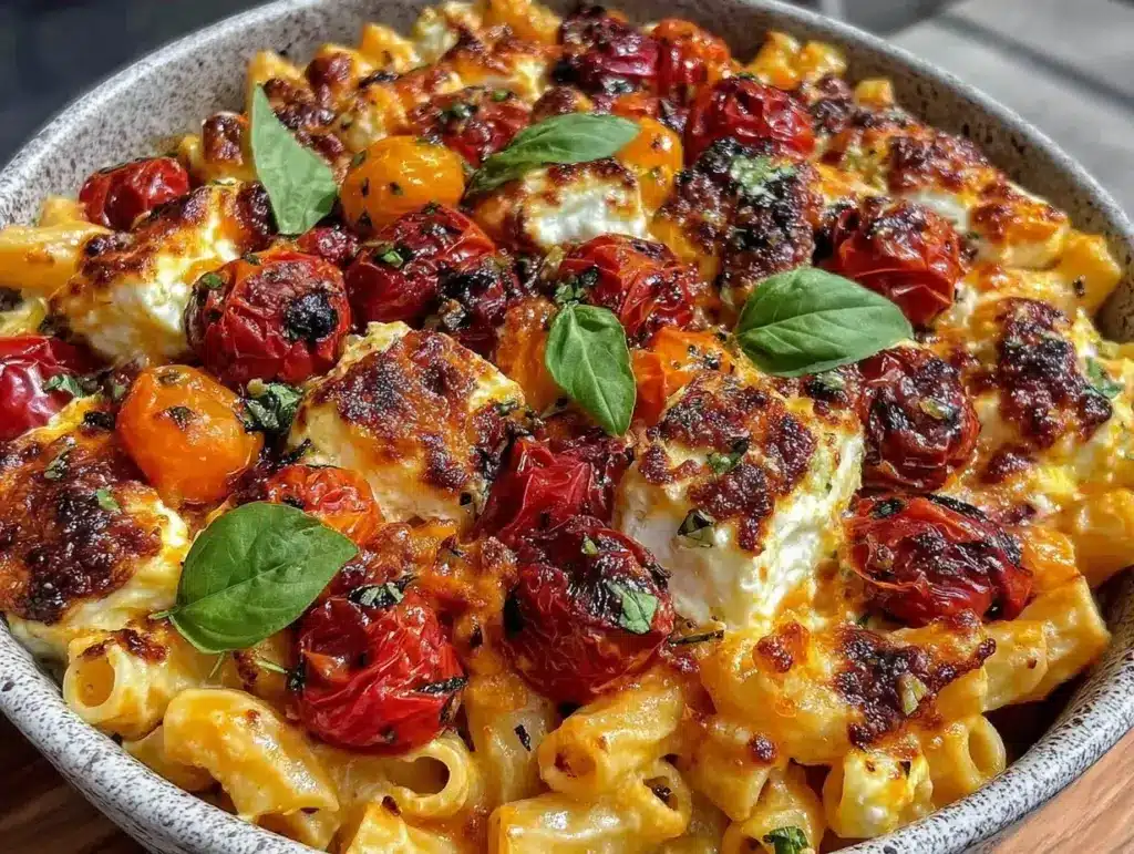 viral baked feta pasta - featured image