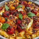 viral baked feta pasta - featured image