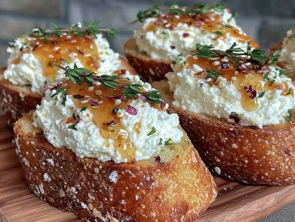 Whipped Ricotta Crostini: Easy Make-Ahead Breakfast 4 Whipped Ricotta Crostini preparation steps